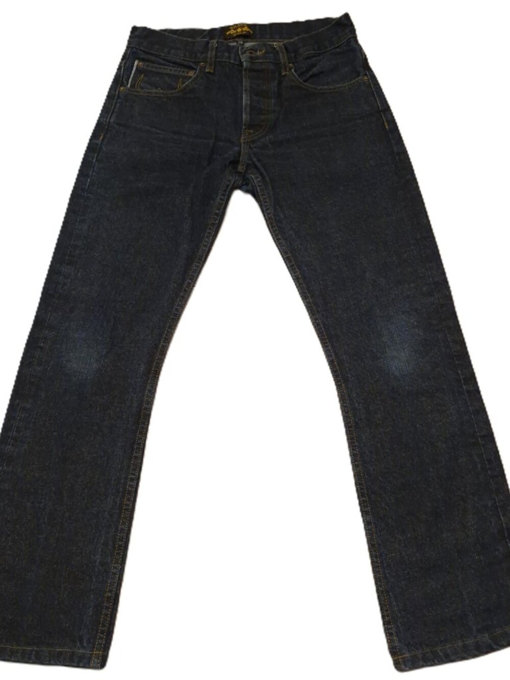 Brave Star Jeans Mens 29×28 The Strongman Dark Wash Selvedge Denim